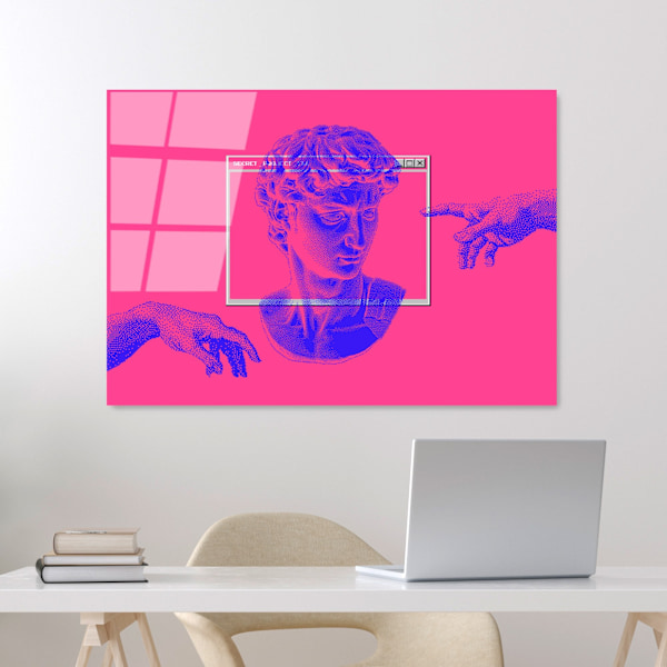 Dekorativt hærdet glasmaleri UV-766 70 x 100