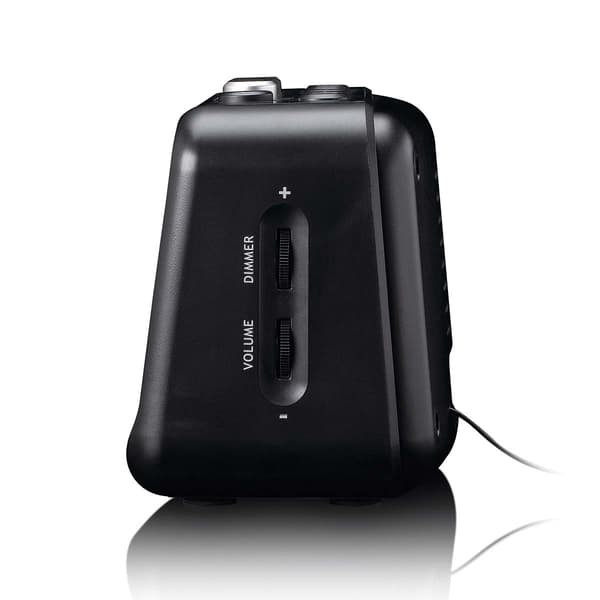 FM-clockradio med LED-display, natlys, USB-port