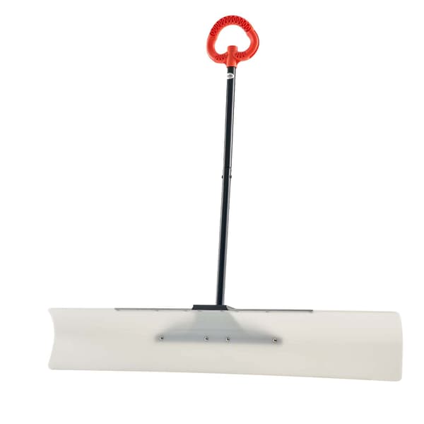 Lumentyönnin, 48 tuuman HDPE-terä, metallireuna
