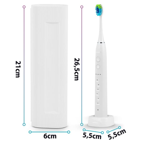 Berdsen Galaxy sonic tandborste vit