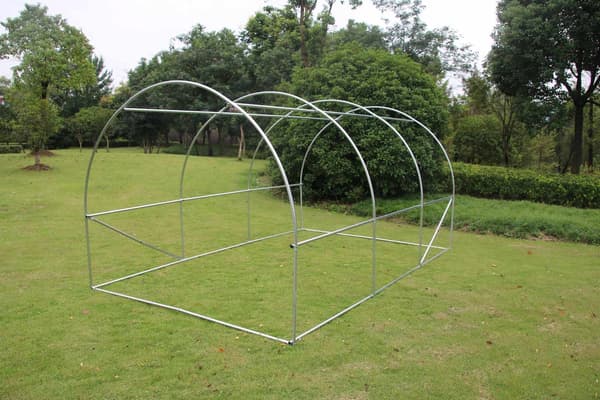 Havedrivhus i polytunnel, 10 m², metalramme, UV-dækning