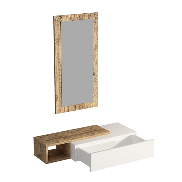 Sideboard Vien - Atlantic Pine, Vit