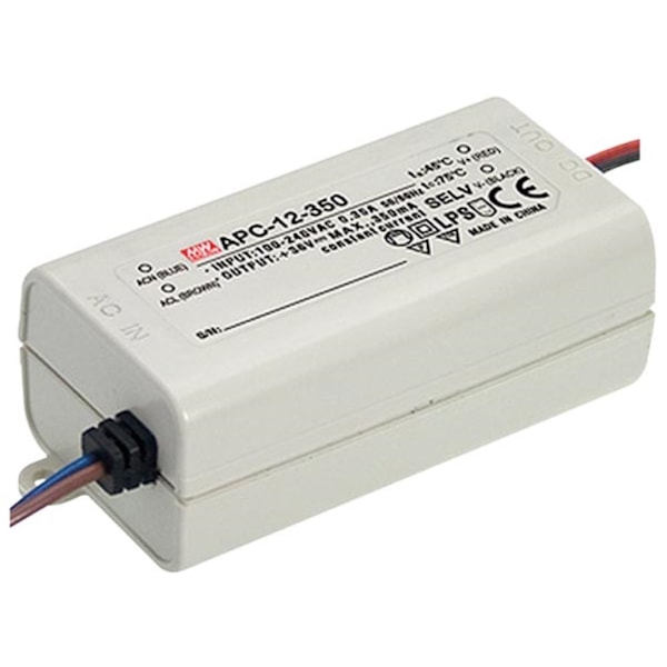 Vakiovirtainen led-ohjain - yksi lähtö - 350 Ma - 12 W