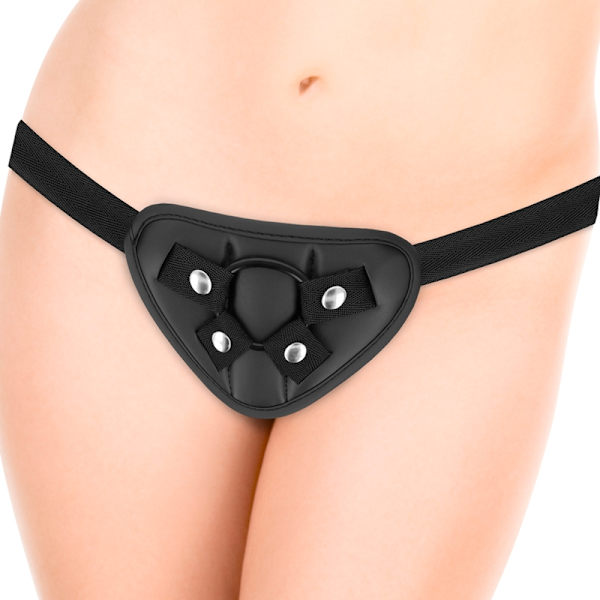 Cyber ​​Silicock - Strap-On sele med 3 ringe fri
