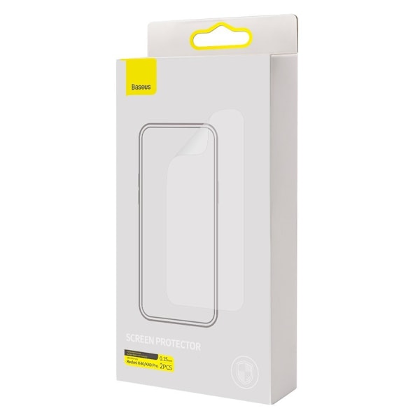Fuldskærms beskyttelsesfolie 0,15mm til Xiaomi Redmi K40 Pro Poco F3 Transparent SÆT med 2 stk.