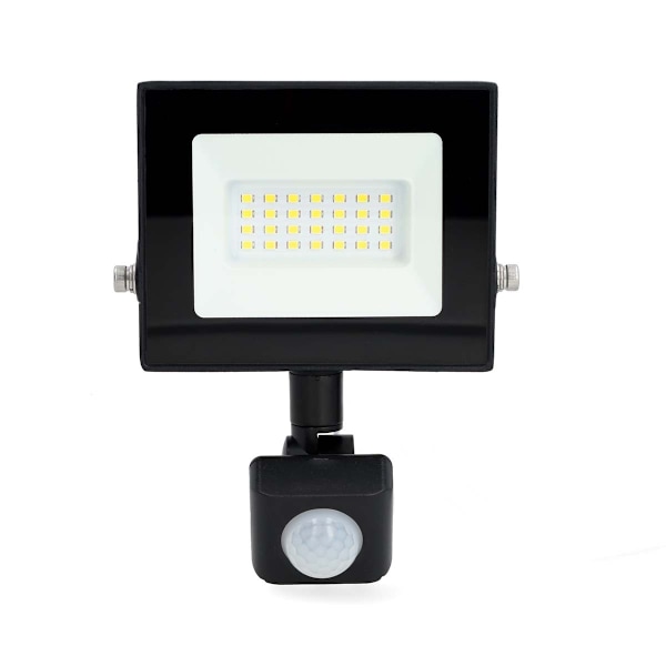 LED Projektører | 4000 K | Nominel lysstrøm: 1620 lm | IP44 | 1.00 m | Energiklasse: F | 220 - 240 V AC 50/60 Hz | 20 W Sort