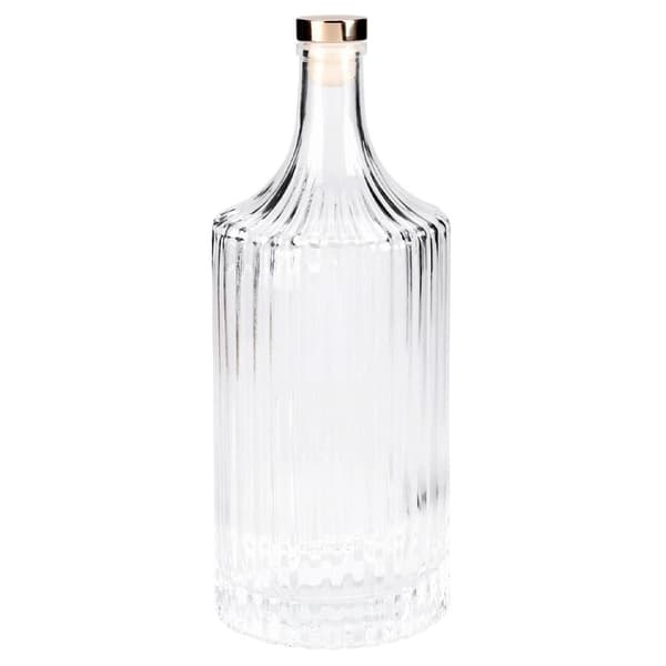 Glasflaska med kork, 1 l – Tål maskindisk