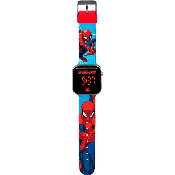 Spiderman LED Ur til Børn, Justerbar Rem, Lysfunktion