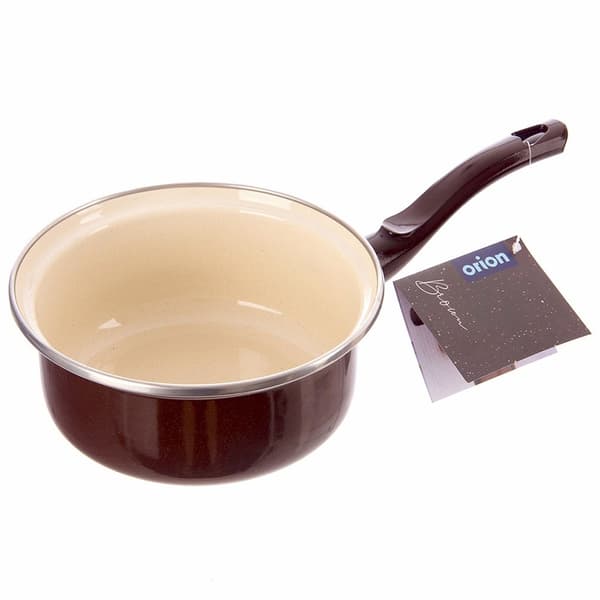 BRUN emaljerad kastrull 16 cm, 1 l