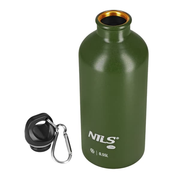 Matkapullo 550 ml, vihreä, tiivis