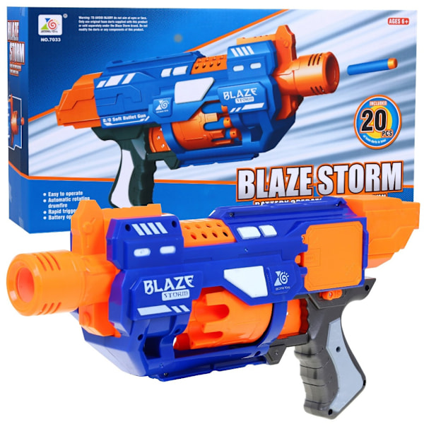 Elektrisk semi-automatisk skum-dartpistol - 10 runds magasin