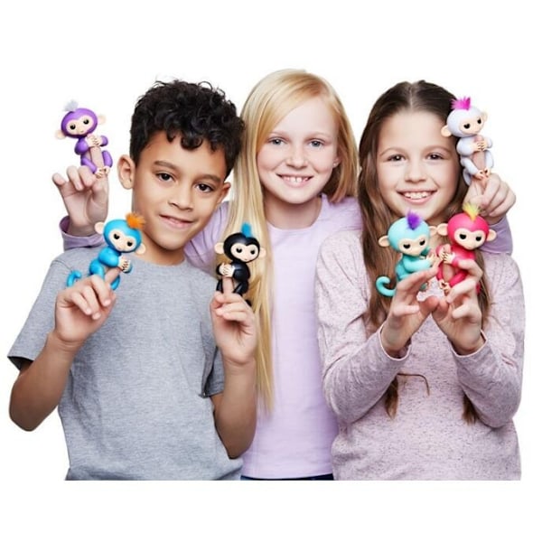 Cenocco Fingerleksak Happy Monkey Svart