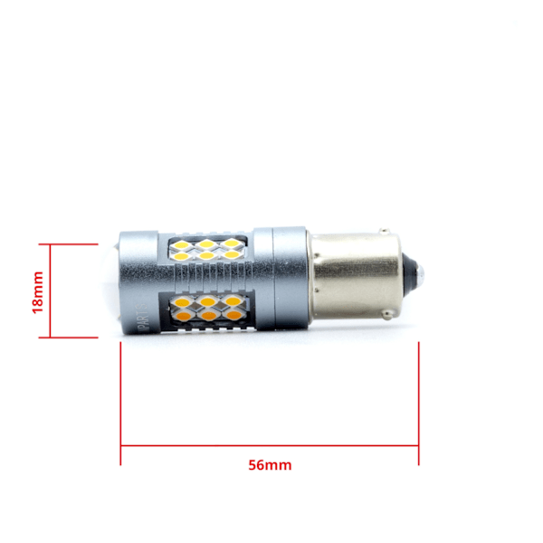 EPL291 PY21W 24 SMD 3030 AMBER CANBUS - 2 kpl