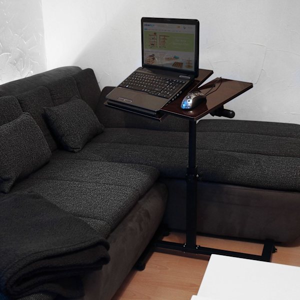 Laptop bord træ justerbar højde
