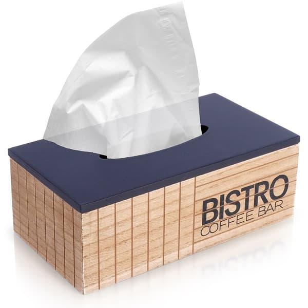 Trendy designet MDF papirholder til væv