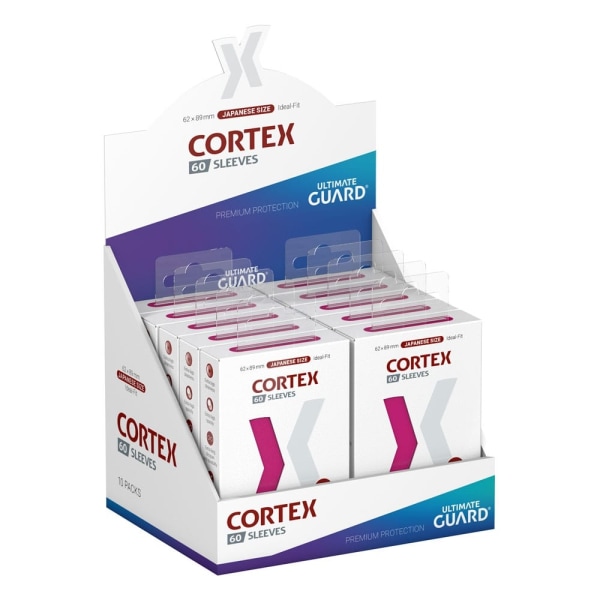 Ultimate Guard Cortex Sleeves Japansk storlek Rosa (60)