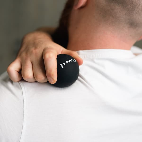 Svart massageboll, singel – HMS