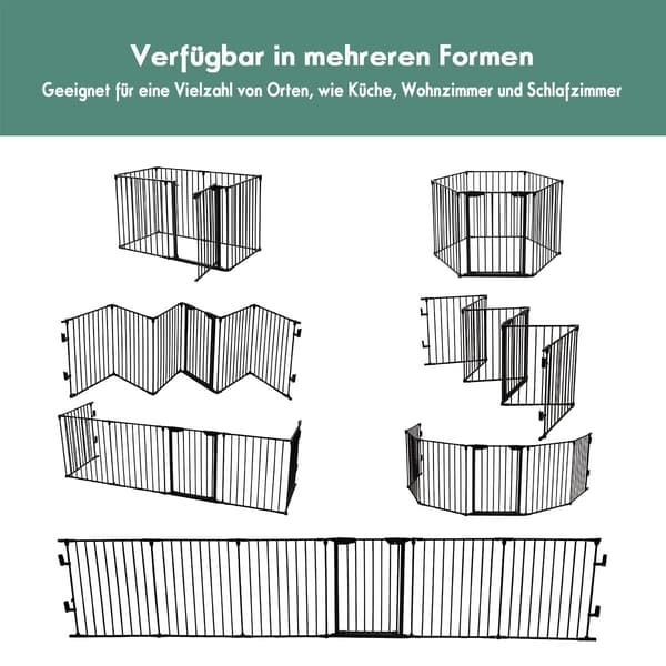 Pejssikkerhedslåge med dør, vægmontering, sort jern
