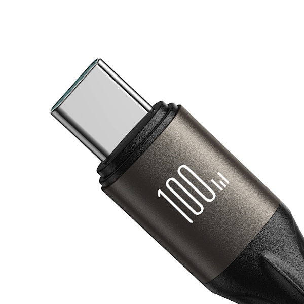 USB-C 100W Light-Speed ​​Series kabel 1,2m sort