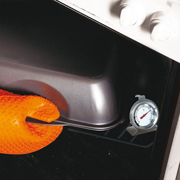 Ugns- och Rökskåpstermometer: 0°C till 300°C, Hängbar