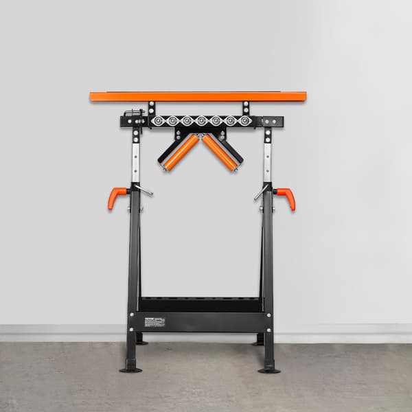 Rullstativ, kapacitet 220 kg, höjd 86-132 cm, hopfällbart