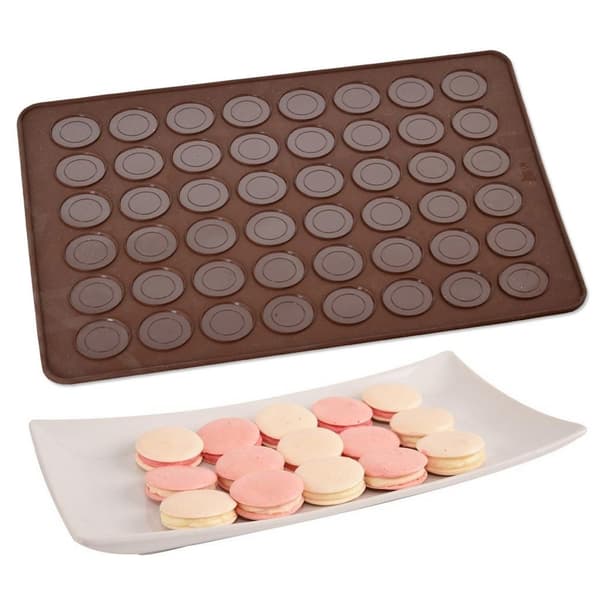 Bakform i silikon för franska macarons - två storlekar
