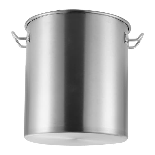 42 qt rustfri stålgryde med kurv og låg