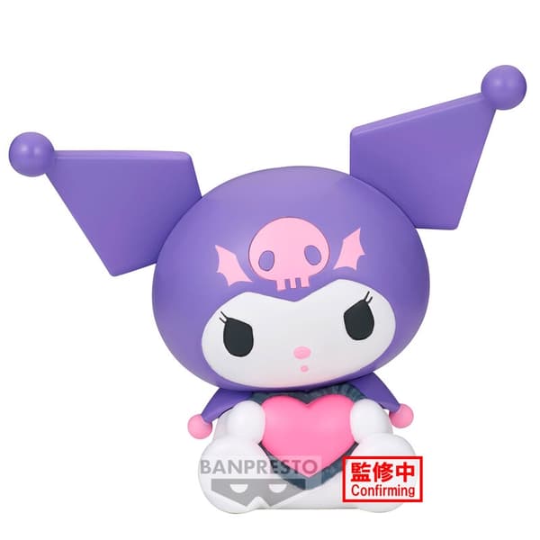 Kuromi Softmates figur, 14 cm samlelegetøj