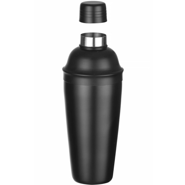 3-delad bartendershaker för drinkar och cocktails Cobbler 0,8 l - svart