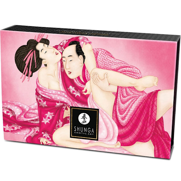 Shunga - Spiselige Massage Powder Kit Raspberry