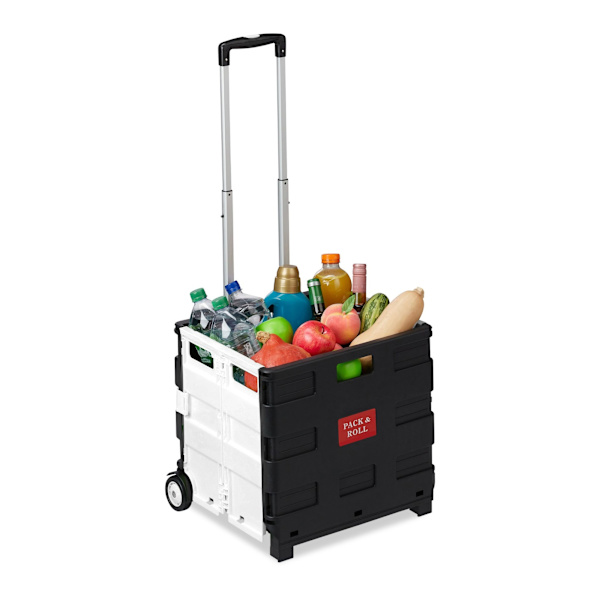 Hopfällbar shoppingvagn