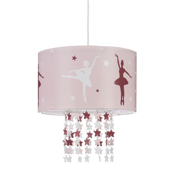 Pendellampa i rosa
