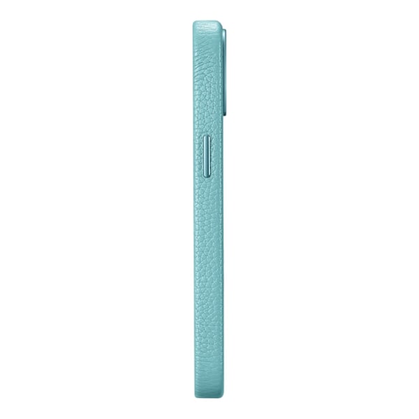 iPhone 14 Plus magneettinen nahkakotelo MagSafe Litchi Premium -nahkakotelolla, vihreä
