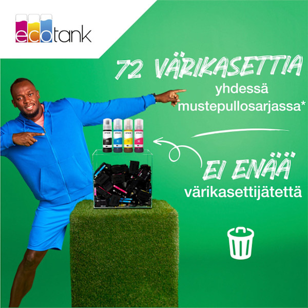 Epson 104 EcoTank - mustepullo, keltainen