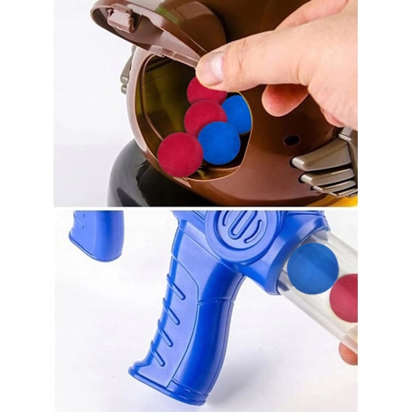 Duck Shooting Game Set för barn – 2 vapen, 48 skumbollar