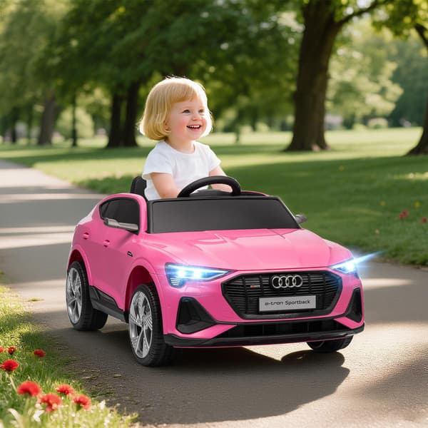 Audi E-tron Elbil för Barn, 12V, Fjärrkontroll