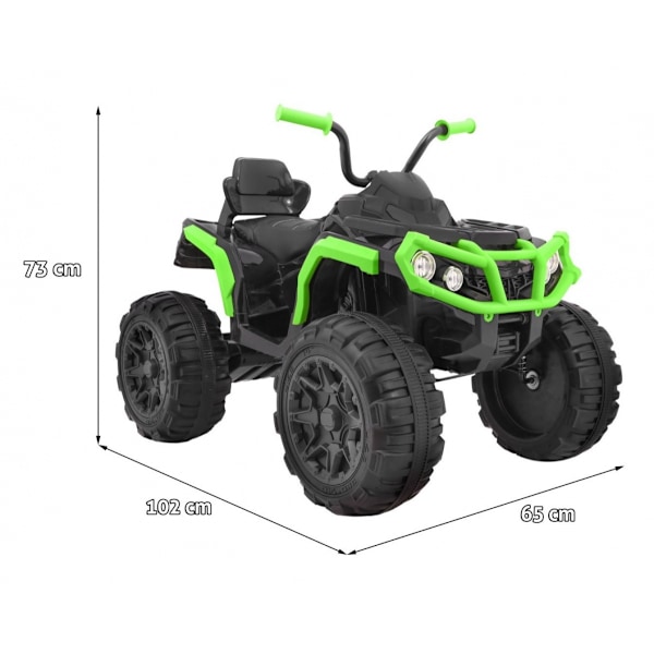 12V Kids Quad ATV LED-valoilla, MP3- ja EVA-renkailla