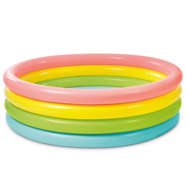 Ilmatäytteinen allas Rainbow 4 rengasta 168 x 46 cm INTEX 56441