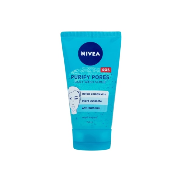 Nivea - Purify Pores Daily Wash Scrub - For Women, 150 ml