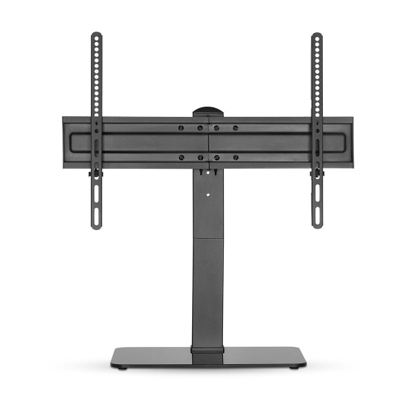 Fast TV Stand | 37 - 70 " | Maksimal vægt: 40 kg | Justerbare forudfastsatte højder | Hærdet Glas / Stål | Sort