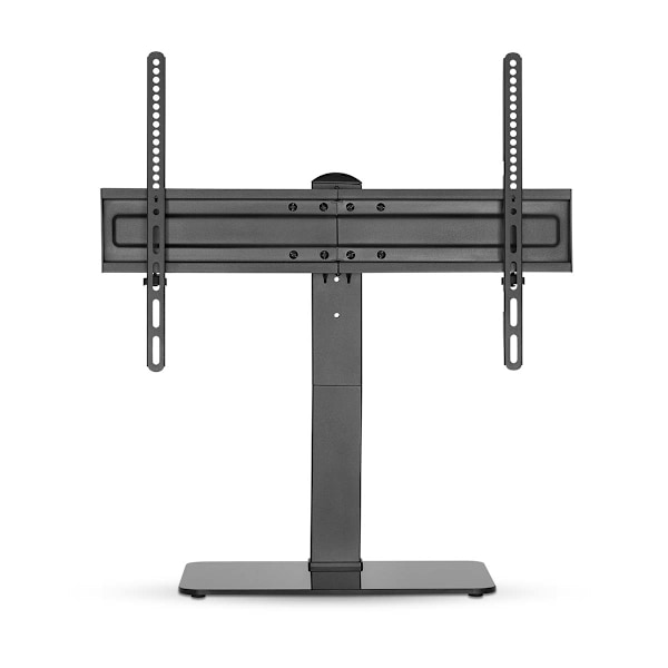 Fast TV Stand | 37 - 70 " | Maximum skjerm vekt: 40 kg | Justerbare forhåndsfikserte høyder | Herdet Glass / Stål | Sort