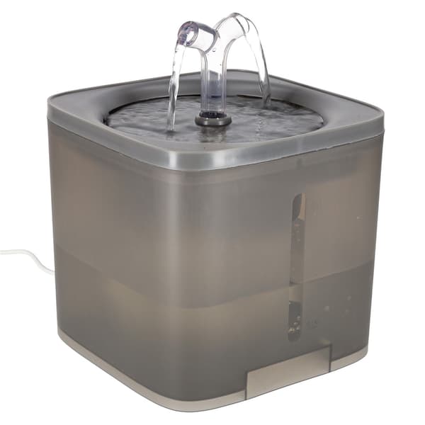 Kæledyrsfontæne 2L, USB-pumpe, kulfilter