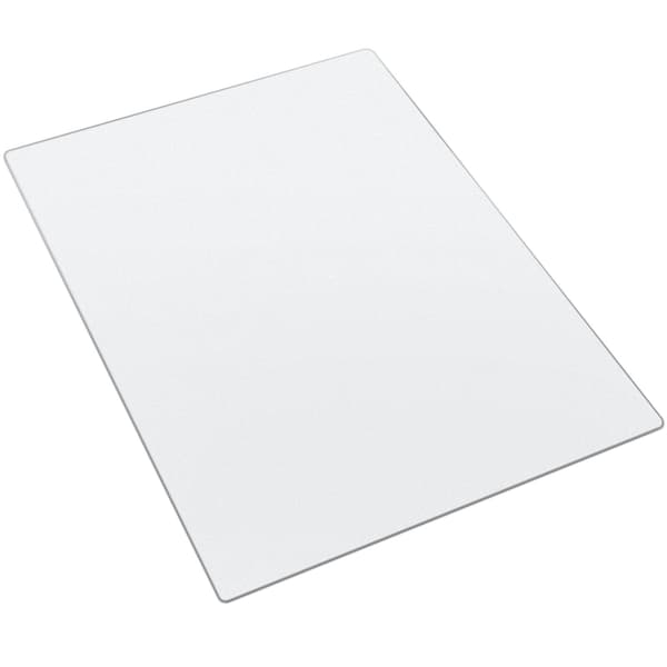 Stolmåtte til hårde gulve, klar PVC 76 x 112 cm
