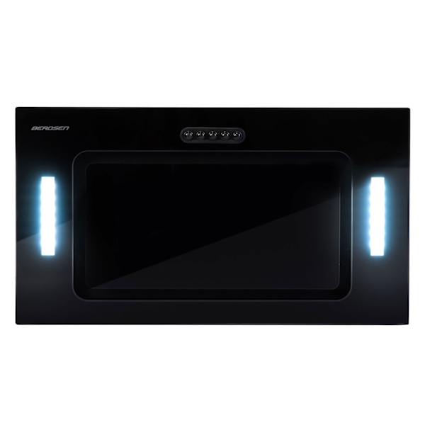 Elegant Köksfläkt för Underskåp 52 cm Svart BE-52A