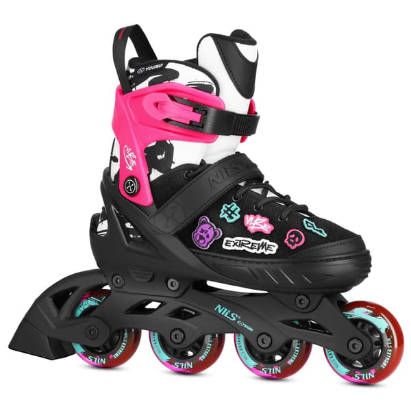 Inlines, Rosa, Storlek L (40-43), ABEC-5 Kullager