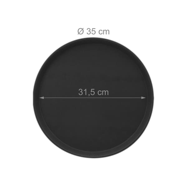 set med 10 serveringsbrickor Ø 35 cm