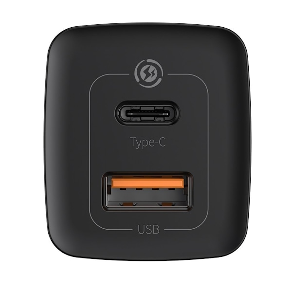 GaN2 Pro USB Snabbladdare USB-C QC PD 65W Svart