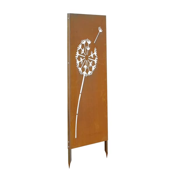 Fritstående metalskærm 61 x 160 cm, stål