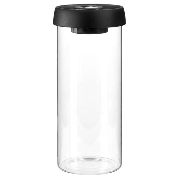 Vakuumforseglet opbevaringskrukke i glas, 1,2 l kapacitet