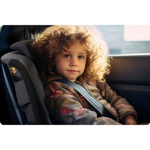 Nukido Louis Soft Bilbarnstol Svart/Grå 15-36kg ISOFIX